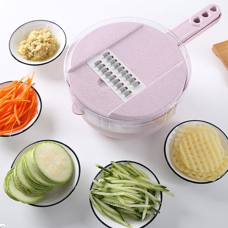 Ultimate 8-in-1 Mandoline Slicer & Grater Set for Kitchen Veggie Prep - silverfoxgoods